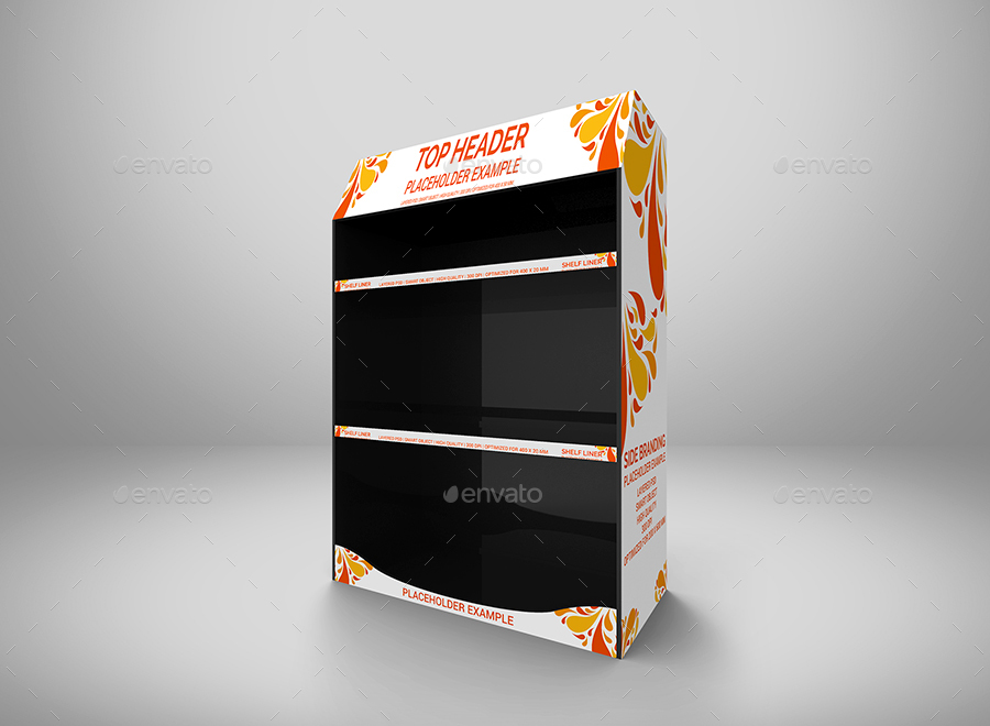 Promotional Shelf Display Mockup, Graphics GraphicRiver
